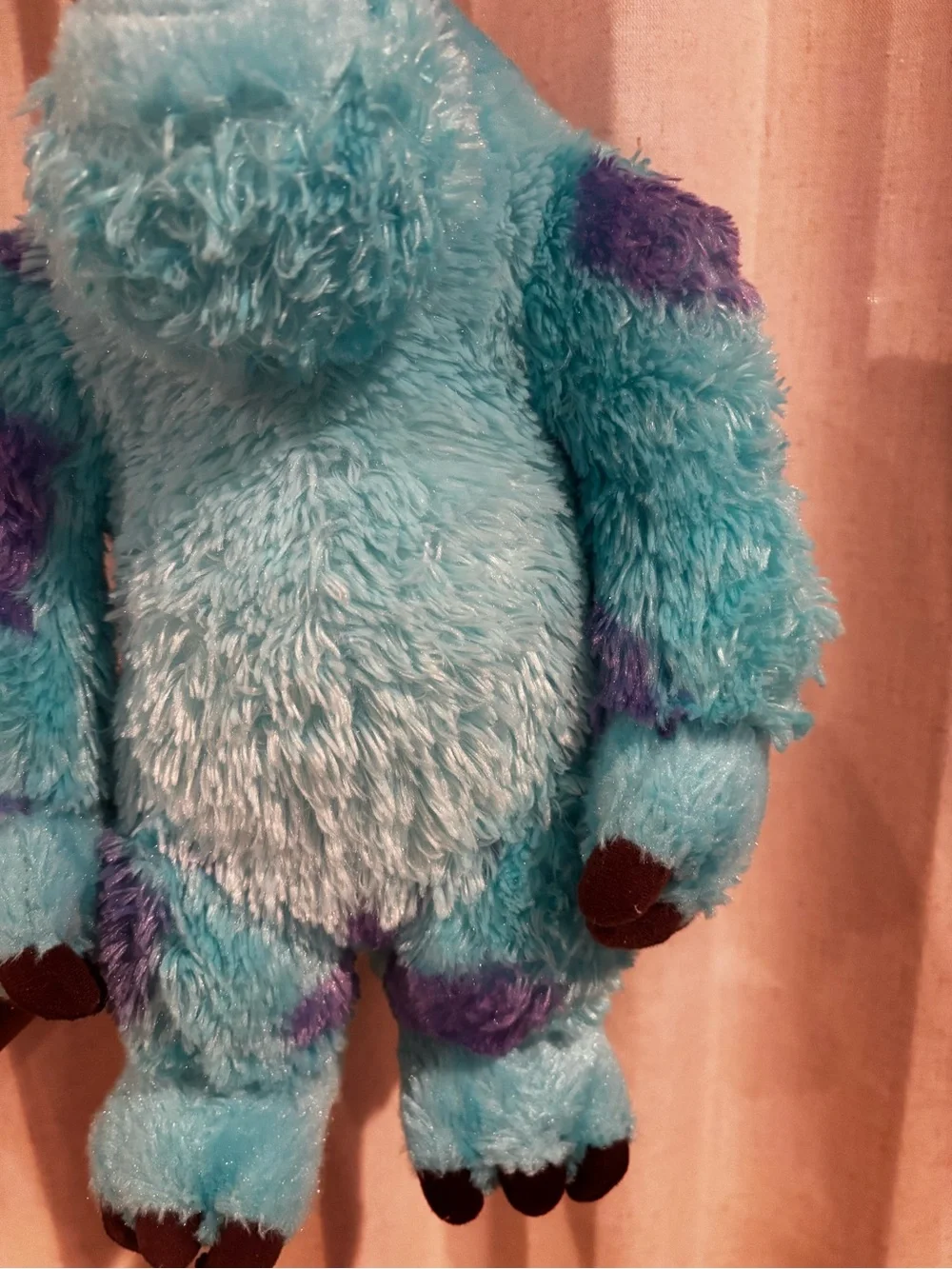 Disney Sulley Plush Toy - Light Blue & Purple Spots